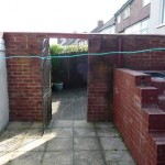 Fencing and Closeboard gate to replace brickwork