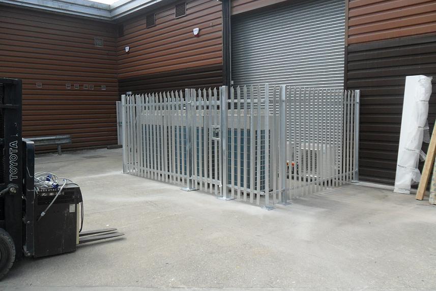 Palisade security fencing cage solutions